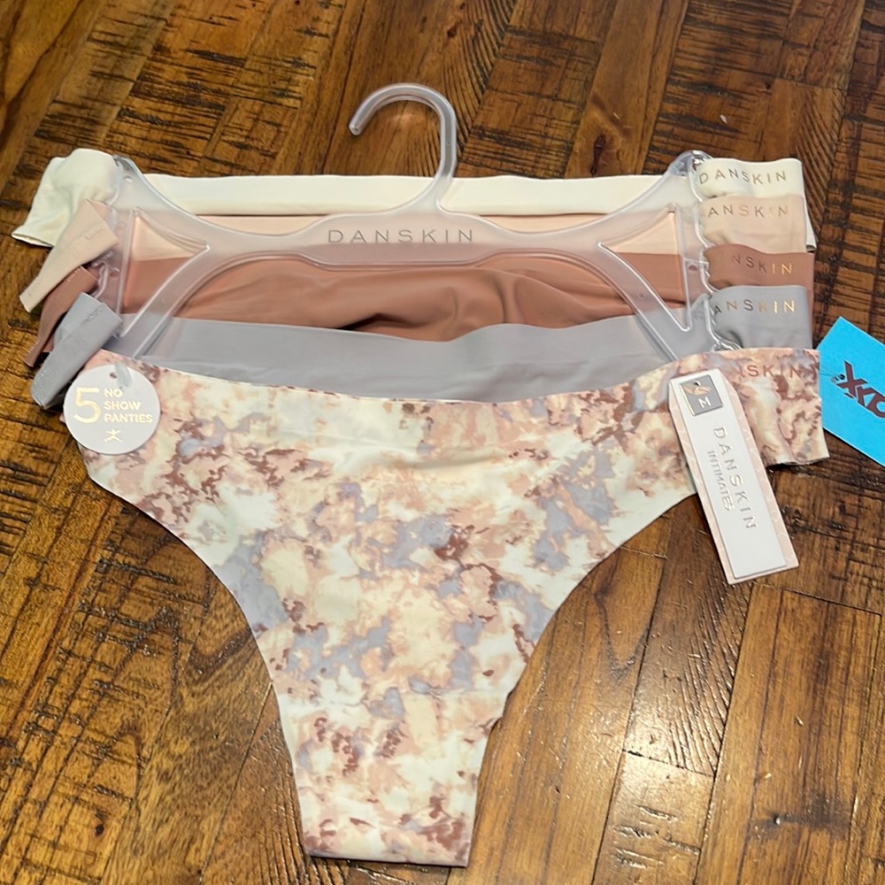 5-pack Danskin thong panties